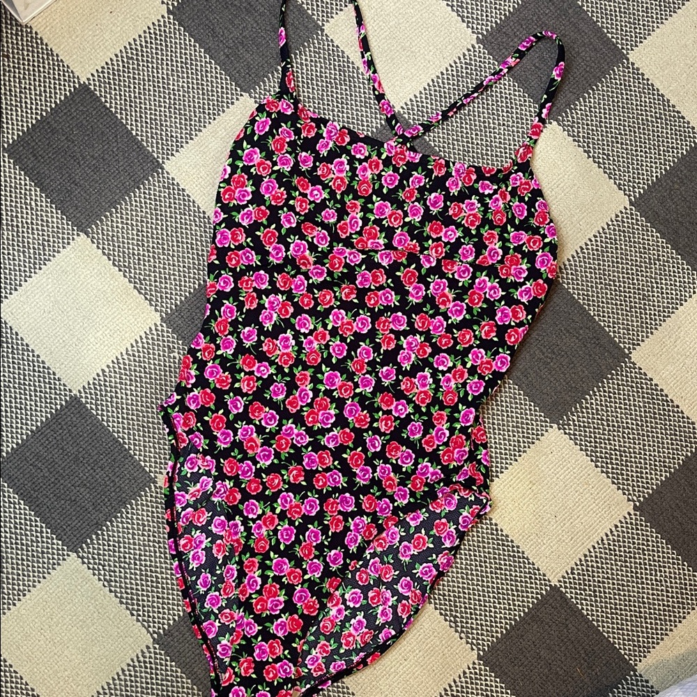 Vintage Cole of California Rose print Swimsuit 16